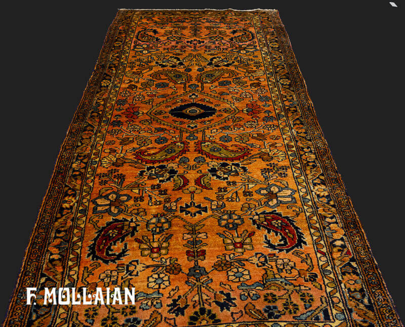 Antique Persian Lilian Runner Rug n°:80403260